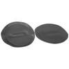 2pcs Inflatable Boat Kayak D  Pad Patch PVC Marine Stainless Steel Fixed Buckle(Black )