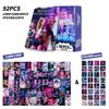 K-POP Demon Hunter Girl Group Holographic Trading Cards Set - 30/92-Piece Anime Collectible LOMO Cards K-POP Fans Gifts
