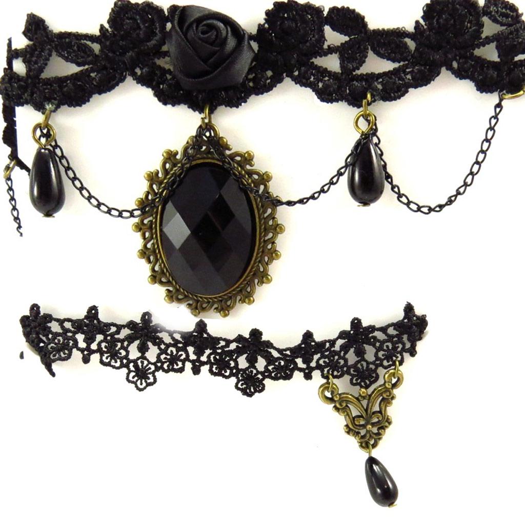 Les Trésors De Lily [K6571] - Designer Set 'Courtisanes' Black (lace)