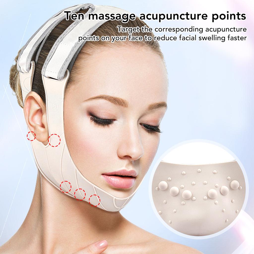 V-Linie Kinnstraffungsbandage Abnehmbar Freie Anpassung Gesichtsschlankmacher Doppelkinnstraffer Lifting-Gürtel