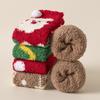 Cute Christmas Socks Women's Winter Warm Stacking Socks Home Indoor Sleeping Socks Plush Floor Socks