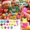 3D Christmas Bun Advent Calendar, -Day Countdown Surprise Gift Boxes, Cute for Kids