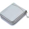 Women Men Zipper Wallet Short Bifold Leather Wallet RFID Blocking Coin Purse Card Holder Compact Clutch Wallet