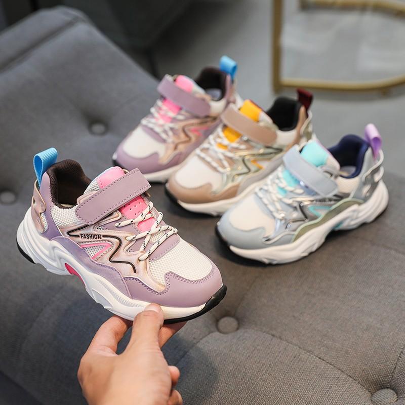 Pink Sneakers For Kids Girlsamp;#; Sports Shoes Newestthicksoled Boysamp;#; Shoes Big Childrenamp;#;S Studentsamp;#; Running Shoes Size
