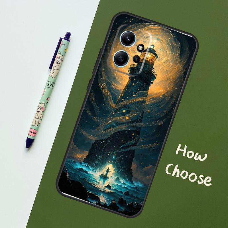 

Lighthouse Case For Xiaomi Redmi Note 14 10 11 12 13 15 Pro Plus Cover For Redmi 15 15C 14C 12C 10C 13C Redmi Note 10 4G