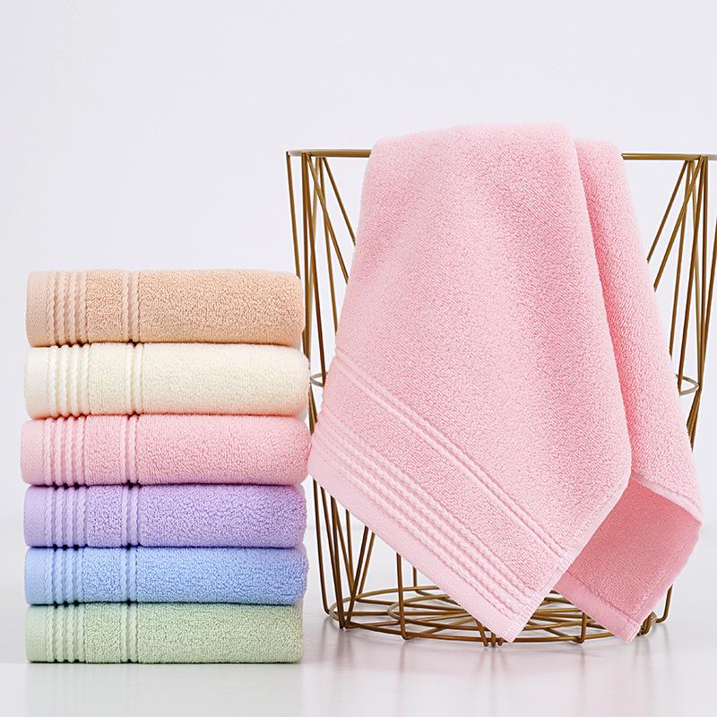 > Mjukt absorberande handduk i 32-trådig ren bomull för hemmet och daglig ansiktstvätt