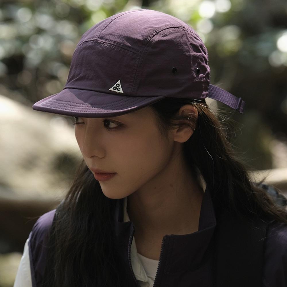 Japanese Style Short Brim Baseball Cap Solid Color Peaked Cap Fashion Sun Hat  Girl