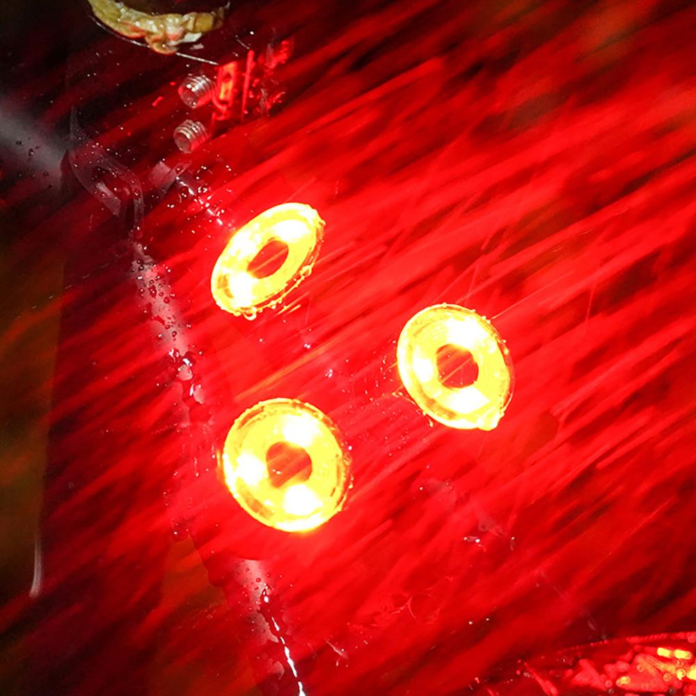 LED Bicycle Rear Light Waterproof MTB Bike Taillights 3 Lighting Modes Aluminum Alloy Bike Light for Helmet Seatpost