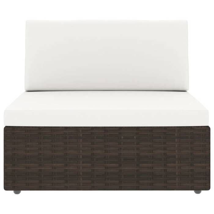 VidaXL Salon de Jardin 10 pcs Mobilier de Patio Meubles de Terrasse Mobilier de Jardin Meubles d'Extérieur Arrière-cour 3054595