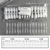 Moshang Fingertip Wearable Nails - 300-Piece Manicure Nail Tips Set