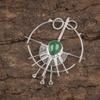 Malachite Pendant, 925 Sterling Silver Pendant Jewelry. Gift For Women Handmade Pendant Gemstone Jewelry