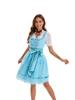Large German Munich Oktoberfest Maid Dress - Short-Sleeved Beer Print for Stage Performance In Stock