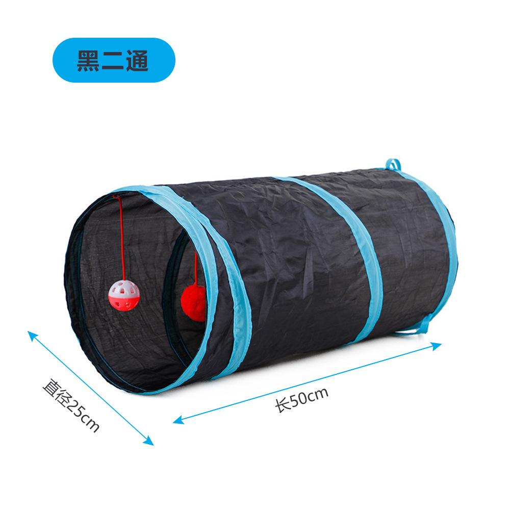 3/4 5-way Collapsible Cat Tunnel Tube Pet Foldable Tunnel Toys with Plush Ball for Small Pets Bunny Rabbit kittens,Puppy