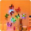 Ranpo Hot Butterfly Night Light Creative Funny Colorful Glowing Butterfly Light Stickable Diy LED House Decorative Wall Lights