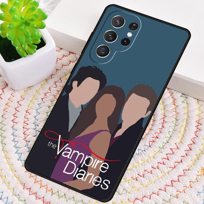 Damon Elena The Vampire Diaries Phone Case for Samsung Galaxy note 10 pro S26 Ultra S23 S24 FE S25 S21 S22 PLUS shockproof Cove