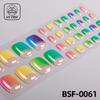 Popular Style New 3D Waterproof Nail Sticker Plastic UV Free Nail Wraps Toe Wraps