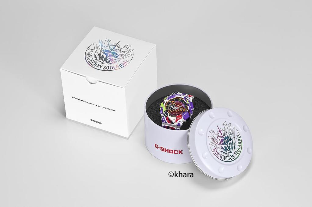 Relógio Masculino Casio G-Shock Modelo Colaboração Evangelion GA-110EVA30-7AJR, Multicolorido (Produto oficial japonês)