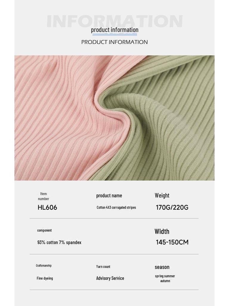 Spot 220g Pure Cotton Ribbed Camisole for Spring and Autumn
