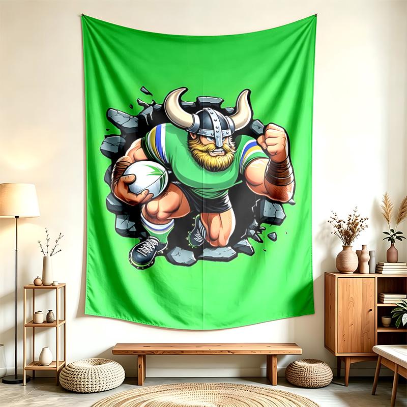 Canberra Raiders (23) Tapestry Suitable For Decorating Homes Dorms And Bedrooms Soft To The Touch And A Perfect Gift For Friends And Family