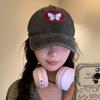 Butterfly Baseball Cap Embroidery Cartoon Peaked Cap Sun Protection Hat Sun Hat  Girl/Boy