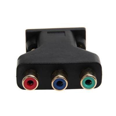 Vga Rca Adapter 3Rca Video Vrouwelijk Naar Hd 15 Pin Vga Converter Component Adapter