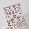 1pcs 5D Bronzing Star Moon Nail Art Stickers Luxury Gold Silver Adhesive Slider Press on Nail Decoration Decals Accessories DIY