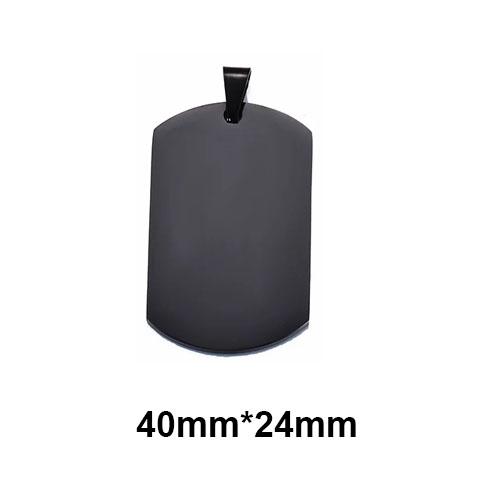 5Pcs Whole Sale 7 Colors Military Tag Men Jewelry Stainless Steel Necklace Pendant High Polished Necklace