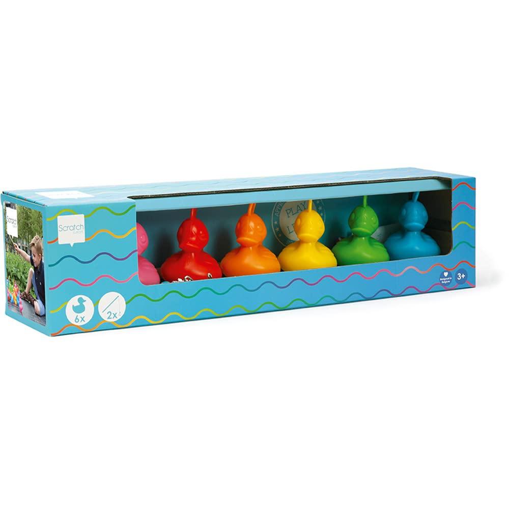 

Scratch Fishing Duck Rainbow Fishing Game Water Toy 6182026 Authentic