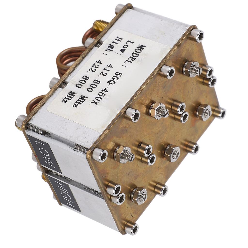 UHF Duplexer 10W 400 to 470MHz SMA Female Head Enhanced Wireless Coverage for Repeater Radio