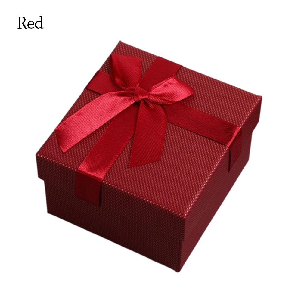 Dustproof Gift Packing Box Bowknot Design Gift Show Case Jewelry Packing Case Gift