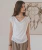 Tilaidai Cowl Neck Sleeveless Knit Top [Tisu06Ts08]_Ivory