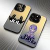 J-JU-L Rapper 13FlowS Phone Case For iPhone 16 17 15 14 12 13 Pro Max Black Candy Matte Shockproof Cover