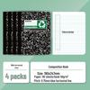 Classic American Marble Notebook: Retro Style Inspired by The Big Bang Theory for Students & Exams