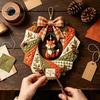 Progetti Creativi Fai da Te per la Casa Ghirlanda Patchwork Kit Artigianale, Modelli Stagionali da Cucito Natalizio, Kit Trapuntatura Fatti a Mano per Adulti Stile Rustico