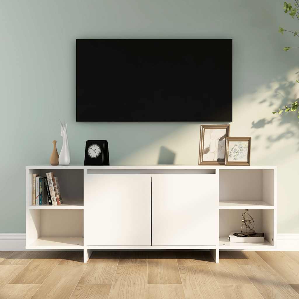 TV Cabinet White 130 x 35 x 50 cm Particleboard