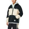 Li Ning Badfive Fleece Lined Sherpa Coat With Temperature Locking Quick Warm Thermal Sportswear Jacket Men's White AFDSA71-3