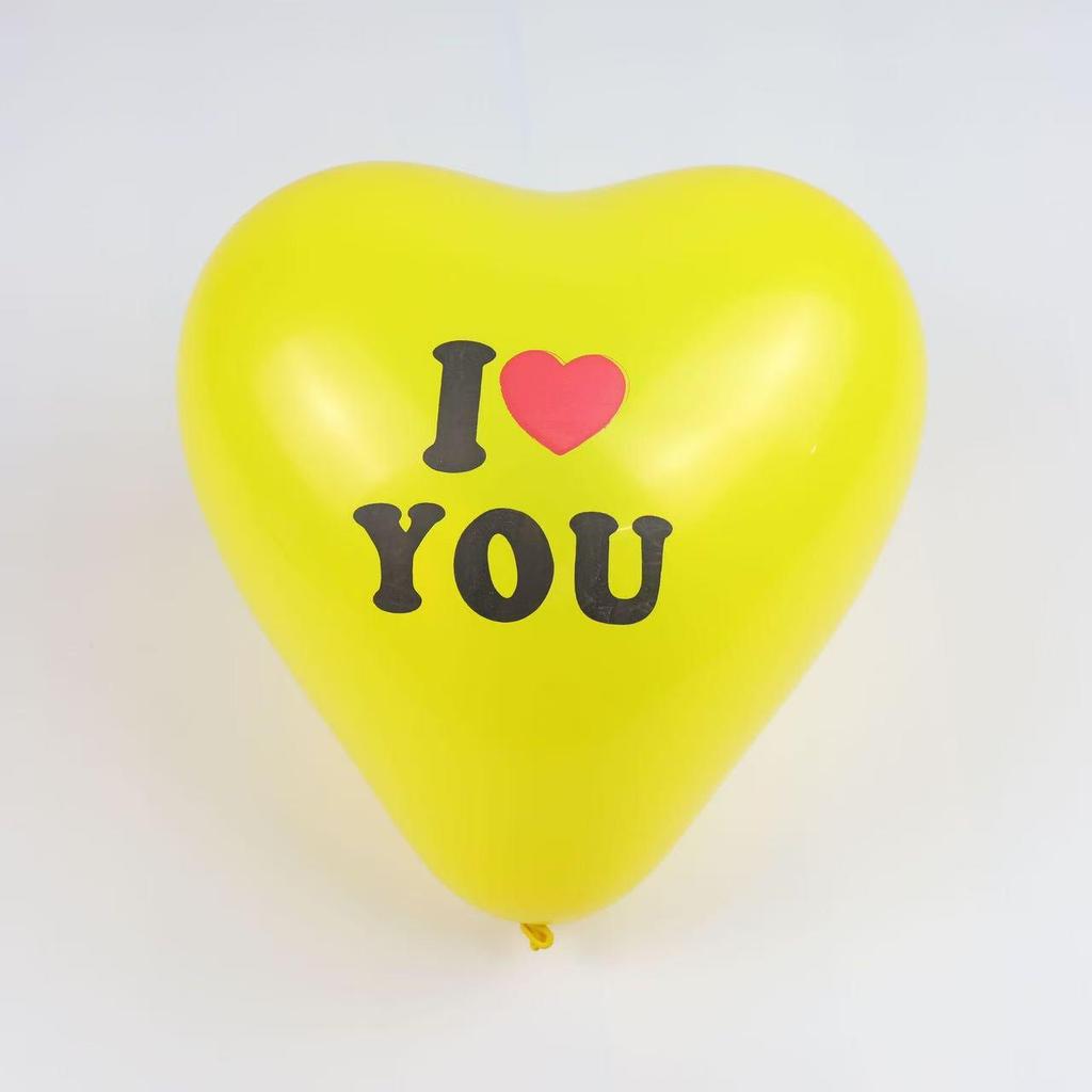 10-Inch Heart-Shaped Latex Balloons for Weddings, Birthdays, Festivals, and Venue Decorations
