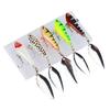5Pcs Fishing Lures Realistic Looking Bright Colors Rotation Spoons Freshwater Spinner Artificial Metal Lures Hard Baits