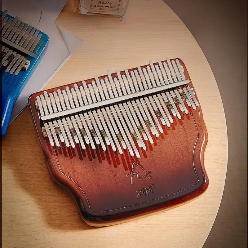 Wooden Thumb Piano 34-tone Yoga Meditation Kalimba Sound Therapy Beginner Exercise Creative Holiday Gift Healing Musical Keyboard Instruments