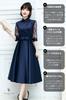Party Dress Official Party Dress Royal Lace Satin Elegant Dress Wedding Coming of Age Ceremony Graduation Party Piano Recital Party Collar High Look