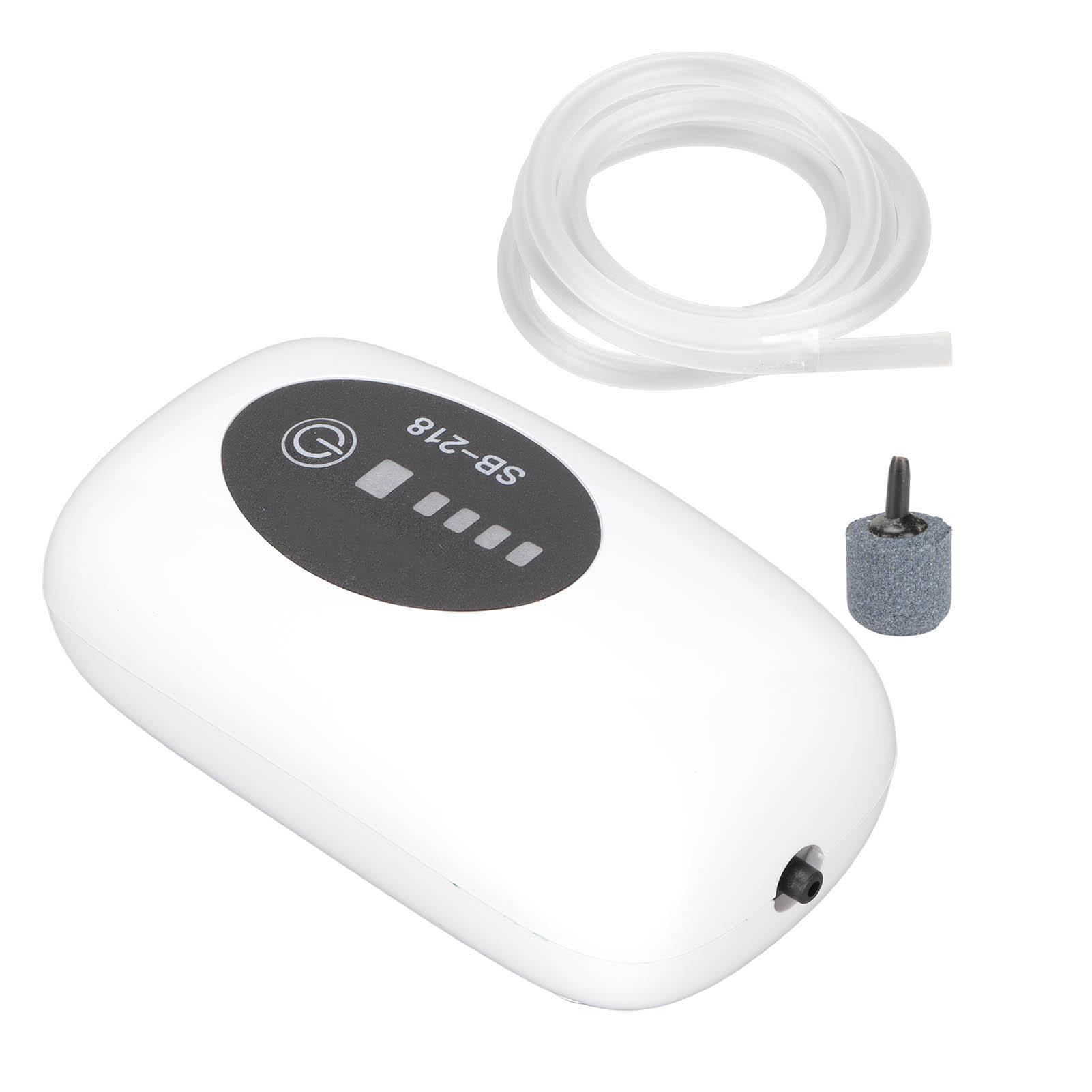 Pompe pour poisson portable anti-poussière port USB silencieux aquarium rechargeable pompe à double mode