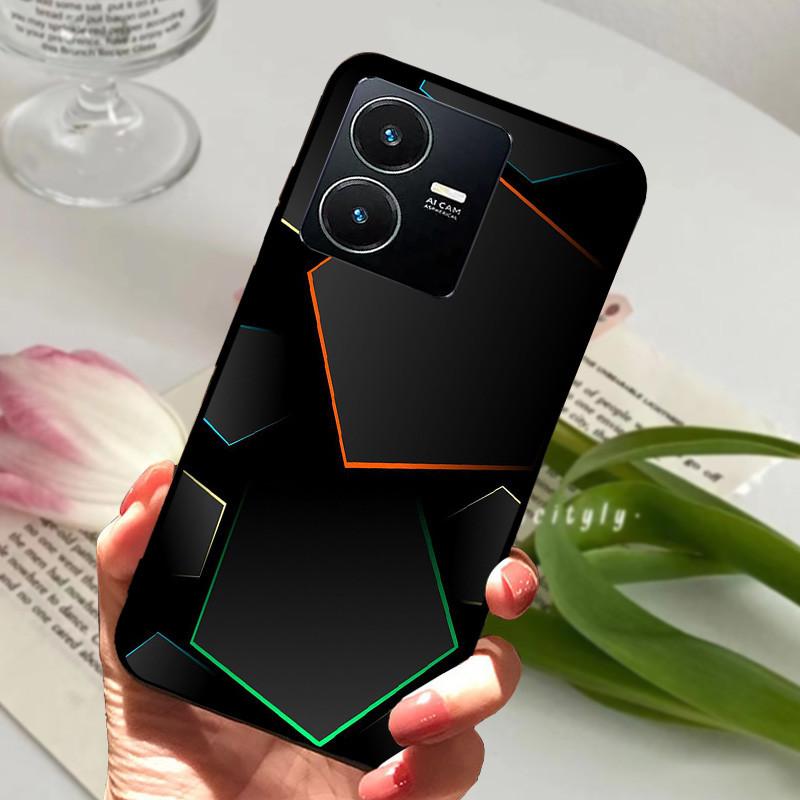 Pro Vivo Y22S 2022 Pouzdro Nárazuvzdorné Měkké TPU Silikonové Kryt Telefonu Pro Vivo Y22 Y 22 V2207 Y22S V2206 Funda Capa Kreslený Vivoy22