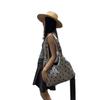 2025 New Niche Design Silver Polka Dot Bag Satin Tote Bag Versatile Commuter Lightweight Shoulder Bag Underarm Bag