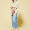 [Monica] Random Pleated Vanity Bag, Ivory 