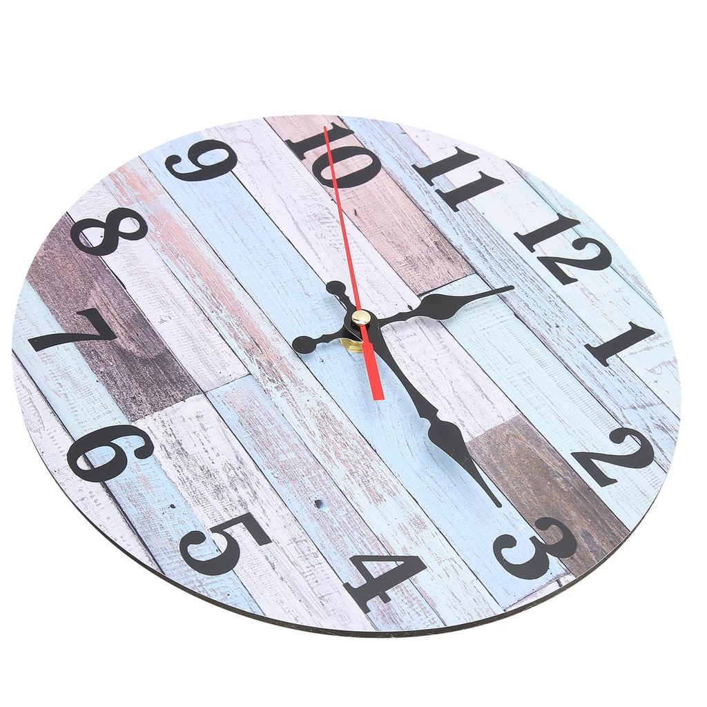 Wall Clock Industrial Style Round Silent Clock Home Decoration Commercial Retro Decorative Wall