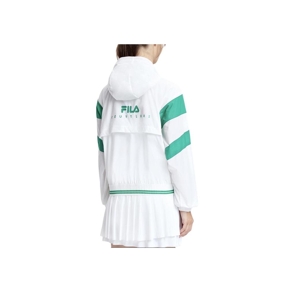 New FILA Jackets Women's Jade White A11W333701F-WT