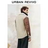 UR Men's 2025 Spring Color Block Jacquard Lapel Shirt