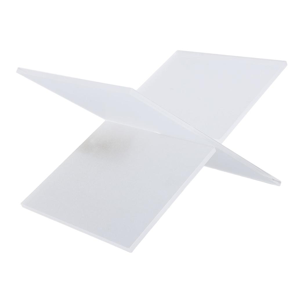 Acrylic Book Holder Transparent Multifunctional Open Book Display Stand for Coffee Shops