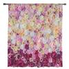 Colorful Rose Flower Tulle Curtains for Living Room Print Sheer Voile Curtain Bedroom Window Screening Drapes Blinds Home Decor