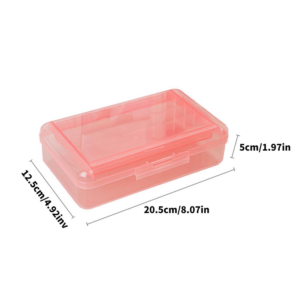 Large Capacity Pencil Case Double Layer Clear Pen Box High Capacity Pen Case Colored Pencil Organizers for Student Kid
